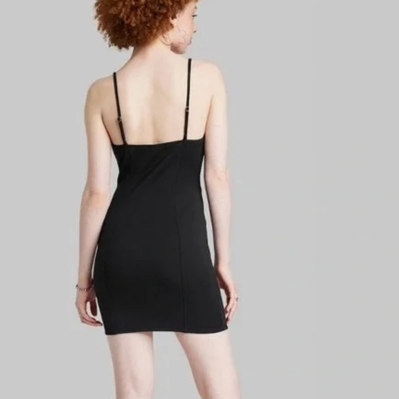 Wild Fable Nwt Womens Mini Dress Black Small - Picture 2 of 3